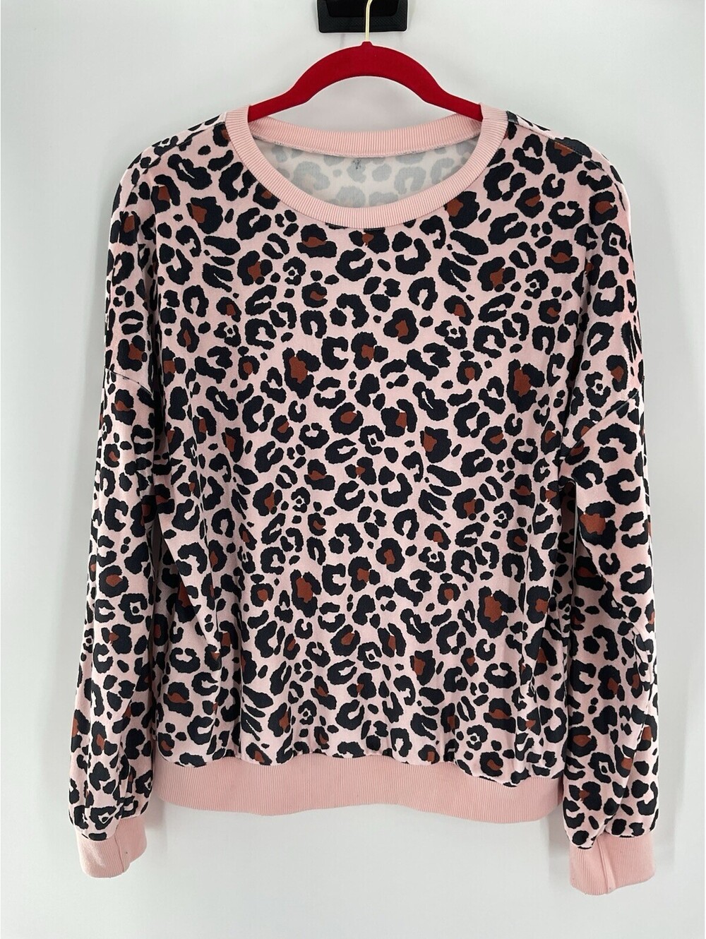 Unbranded Leopard Print Sweatshirt Size Large 122
